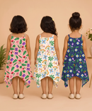 Fish Frock Floral Printed | Casual wear for Girl Kids Age 1 To 6 Years (Pack of 3)