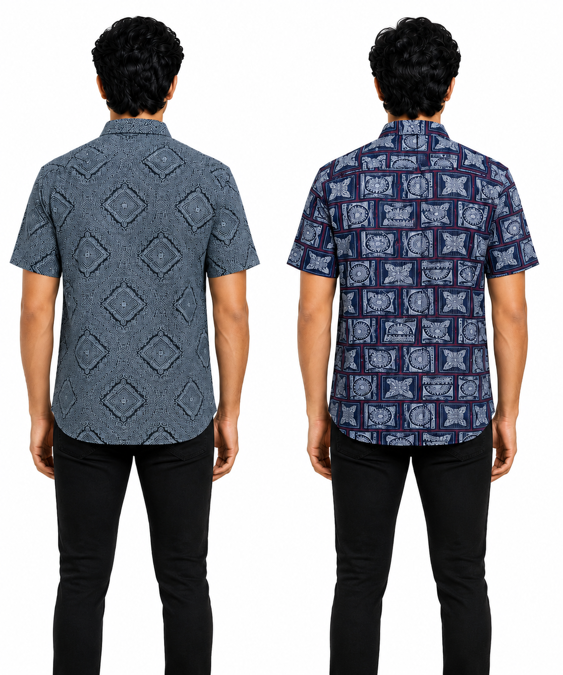 Men's Printed Casual Half Sleeve Shirt | Size - L,XL,2XL | Regular Fit Summer Resort Shirts for Men | Pack Of 2 Piece Combo
