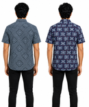 Men's Printed Casual Half Sleeve Shirt | Size - L,XL,2XL | Regular Fit Summer Resort Shirts for Men | Pack Of 2 Piece Combo