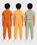 Boys Graphic Printed T-Shirt & Typography Track Pant Co-Ord Set | Age 2-5 Years | Pack Of 3 Set