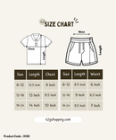 Boy & Girl Baby Unisex Cotton Polo/Collar Babies Co-ord Set Combo / Age 0-24 Months (Tshirt & Shorts Set Pack of 3) - 2120
