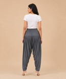 Women's Solid Grey Color Patiala Pant | Size L, XL, 2XL, 3XL | Comfortable Ethnic Salwar Bottom for Daily Wear