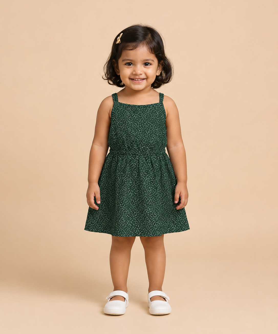 Girls Cotton Printed Sleeveless Casual Frock Dress for Baby Girls | Age 1 to 10 Years