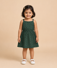 Girls Cotton Printed Sleeveless Casual Frock Dress for Baby Girls | Age 1 to 10 Years