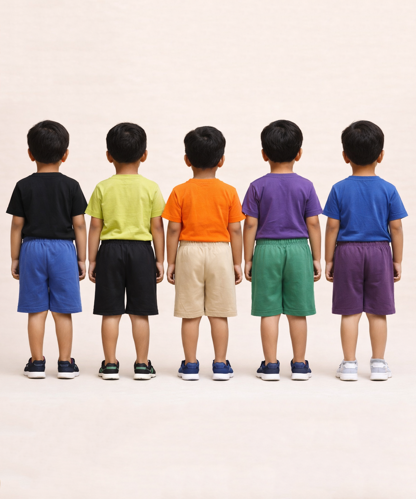 Boy Kid Cotton Printed Shorts | Random Cartoon Printed | Age 1 to 6 Years (Pack of 5 Pieces)