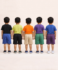 Boy Kid Cotton Printed Shorts | Random Cartoon Printed | Age 1 to 6 Years (Pack of 5 Pieces)