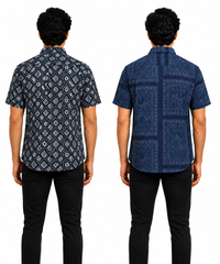 Men's Printed Casual Half Sleeve Shirt | Size - L,XL,2XL | Regular Fit Summer Resort Shirts for Men | Pack Of 2 Piece Combo