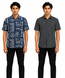 Men's Printed Casual Half Sleeve Shirt | Size - L,XL,2XL | Regular Fit Summer Resort Shirts for Men | Pack Of 2 Piece Combo