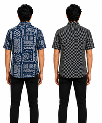 Men's Printed Casual Half Sleeve Shirt | Size - L,XL,2XL | Regular Fit Summer Resort Shirts for Men | Pack Of 2 Piece Combo