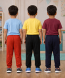 Cotton Track Pant with Bottom Cuff | Random Cartoon Printed | Age 0 to 5 Years (Pack of 3 Pieces)
