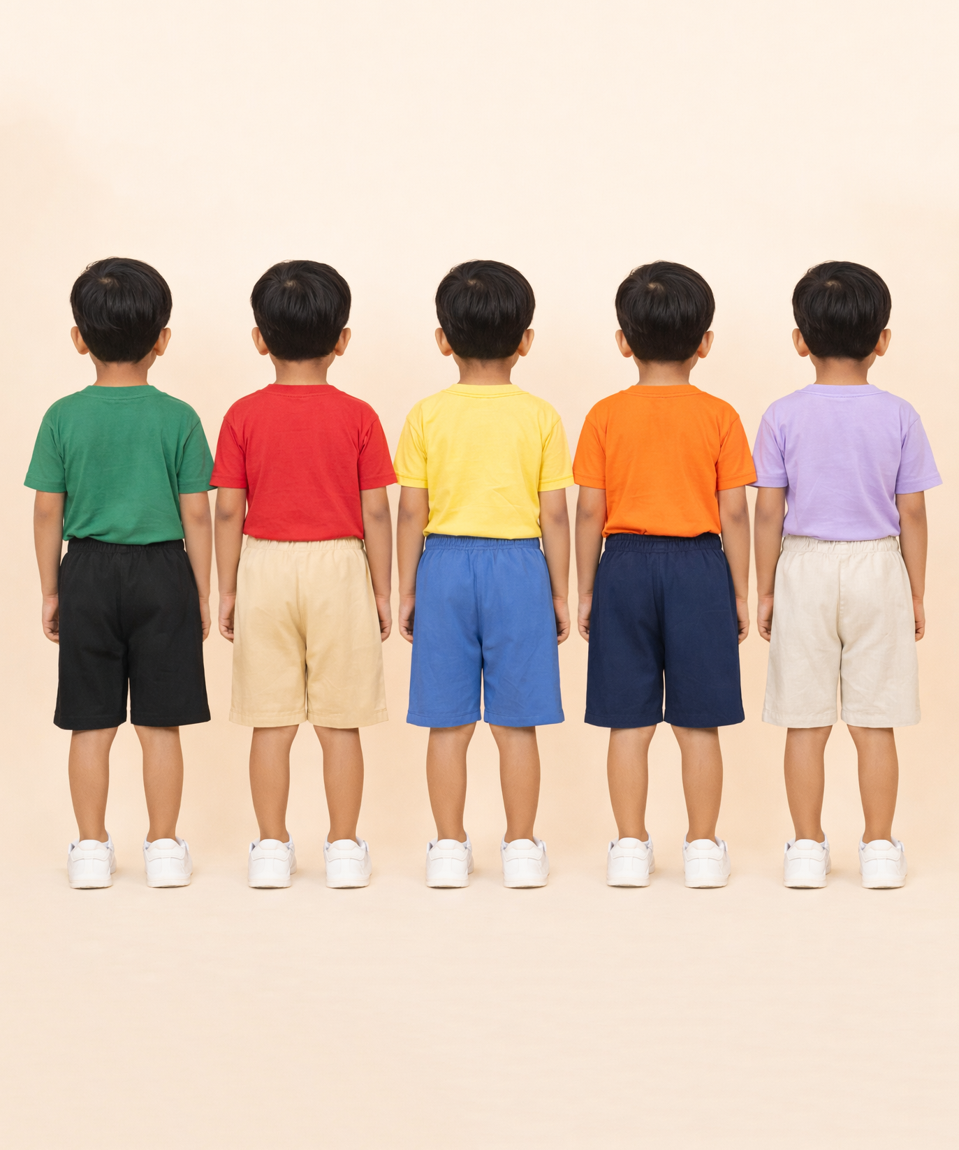Boy Kid Cotton Printed Shorts | Random Cartoon Printed | Age 1 to 6 Years (Pack of 5 Pieces)