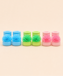 Soft Cotton Baby Booties | 0 to 12 Months | Pack of 3 Pairs Set