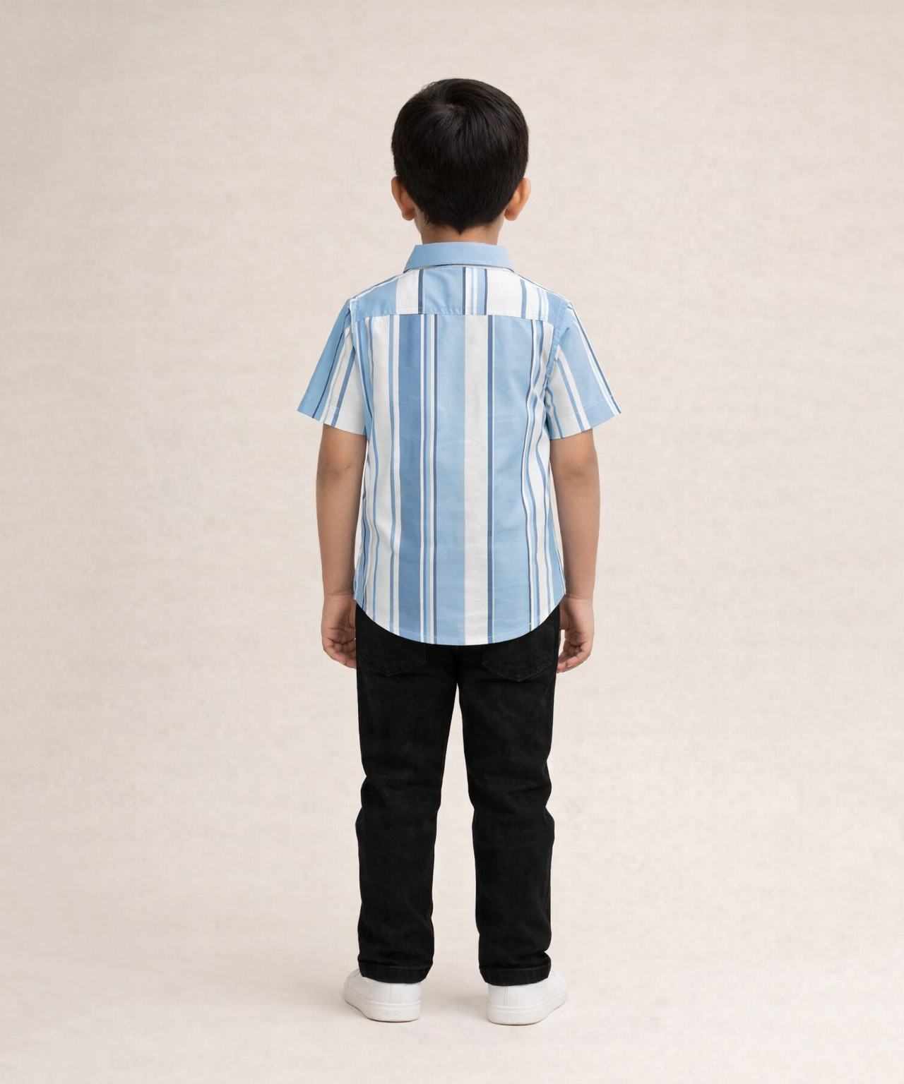 Kids Checked Cotton Shirt | Half Sleeve Casual Wear | Age 3–13 Years