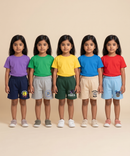 Girl Kid Cotton Printed Shorts | Random Cartoon Printed | Age 1 to 6 Years (Pack of 5 Pieces)