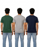 Men's Half Sleeve Printed Round Neck T-Shirt Combo (Pack of 3)