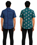 Men's Printed Casual Half Sleeve Shirt | Size - L,XL,2XL | Regular Fit Summer Resort Shirts for Men | Pack Of 2 Piece Combo