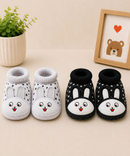 Baby Cartoon Printed Soft Sole Booties Shoes for Infants & Toddlers | Pack of 2 Pairs Set Combo