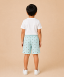 Kids Printed Cotton Shorts for Boys | Age - 5 to 10 Years | Soft Elastic Waist Casual Summer Shorts | Pack Of 1 Piece
