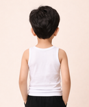 Kids Boys White Cotton Inner Vest – Comfortable Sleeveless Undershirt ( Pack Of 5 Combo )