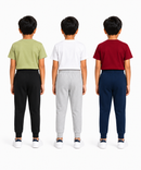 Boys Graphic Printed T-Shirt & Typography Track Pant Co-Ord Set | Age 2-5 Years | Pack Of 3 Set