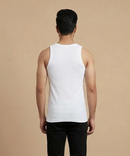 Fitto Men's Vest Ticker White Cotton Vest | 5 Pack Combo | Soft Breathable Innerwear