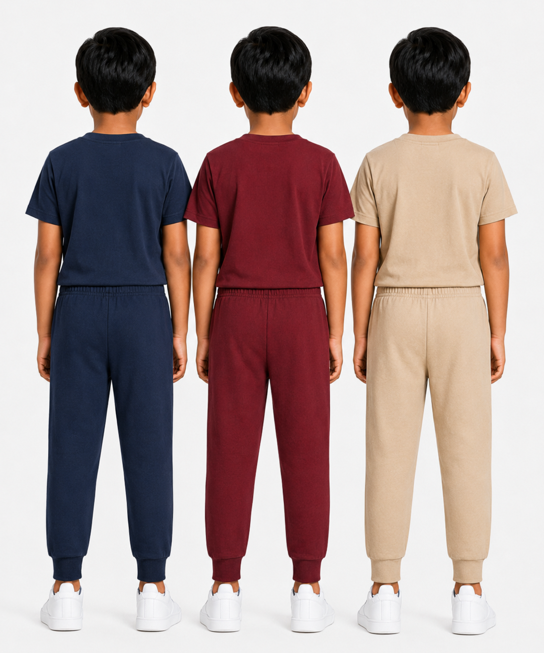 Boys Graphic Printed T-Shirt & Typography Track Pant Co-Ord Set | Age 2-5 Years | Pack Of 3 Set