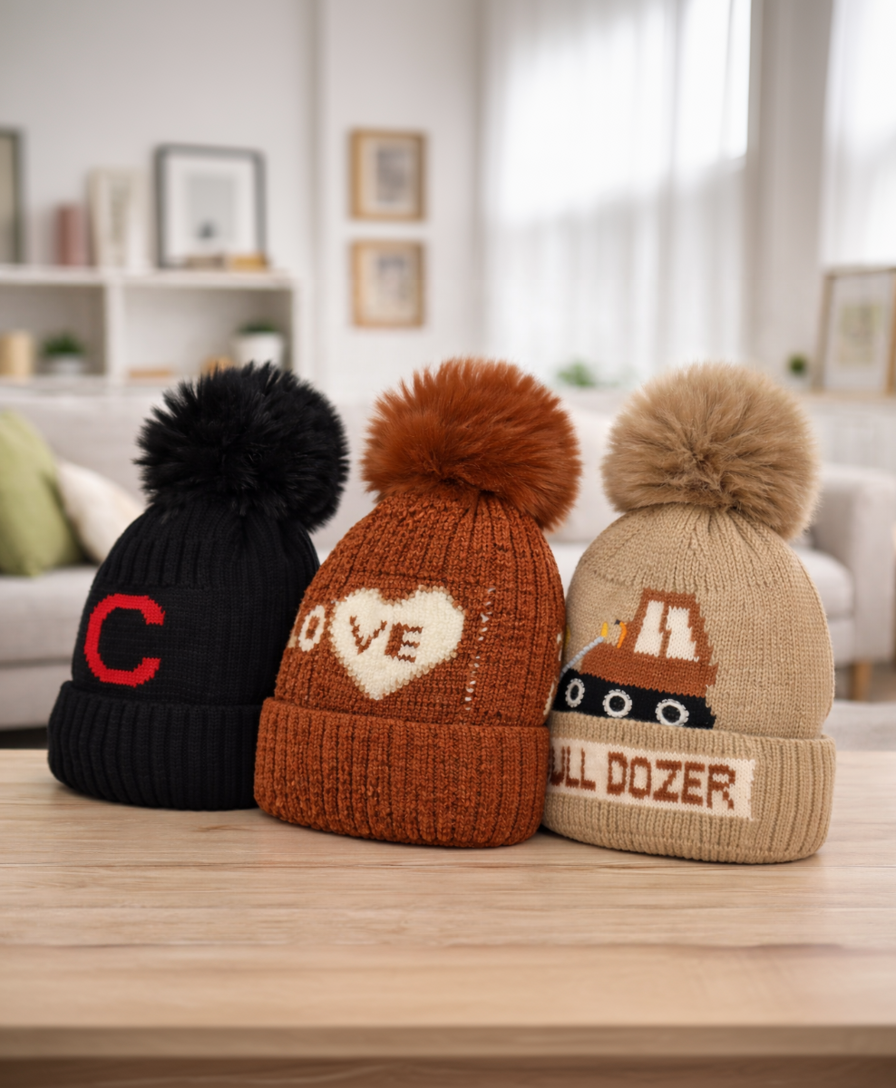 Premium Soft Cotton Baby Beanie Cap for Babies and Kids | Imported Woolen Fabric