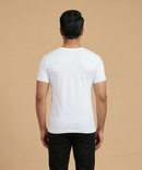 Fitto Men's Vest Classic White Low Neck Half Sleeve Cotton | 5 Pack Combo | Soft Breathable Innerwear