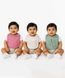 Baby Feeding Bibs 100% Pure Cotton for 3–12 Months (Pack of 3)
