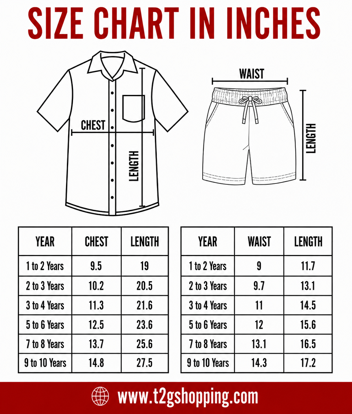 Polyester Printed Co-Ord Set for Boy Kids Casual Wear | Half Sleeve Shirt & Shorts Set with Pocket and Drawstring Waist | Age 1 to 10 Years