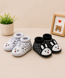 Baby Cartoon Printed Soft Sole Booties Shoes for Infants & Toddlers | Pack of 2 Pairs Set Combo