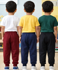 Cotton Track Pant with Bottom Cuff | Random Cartoon Printed | Age 0 to 5 Years (Pack of 3 Pieces)