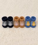 Soft Cotton Baby Booties | 0 to 12 Months | Pack of 3 Pairs Set