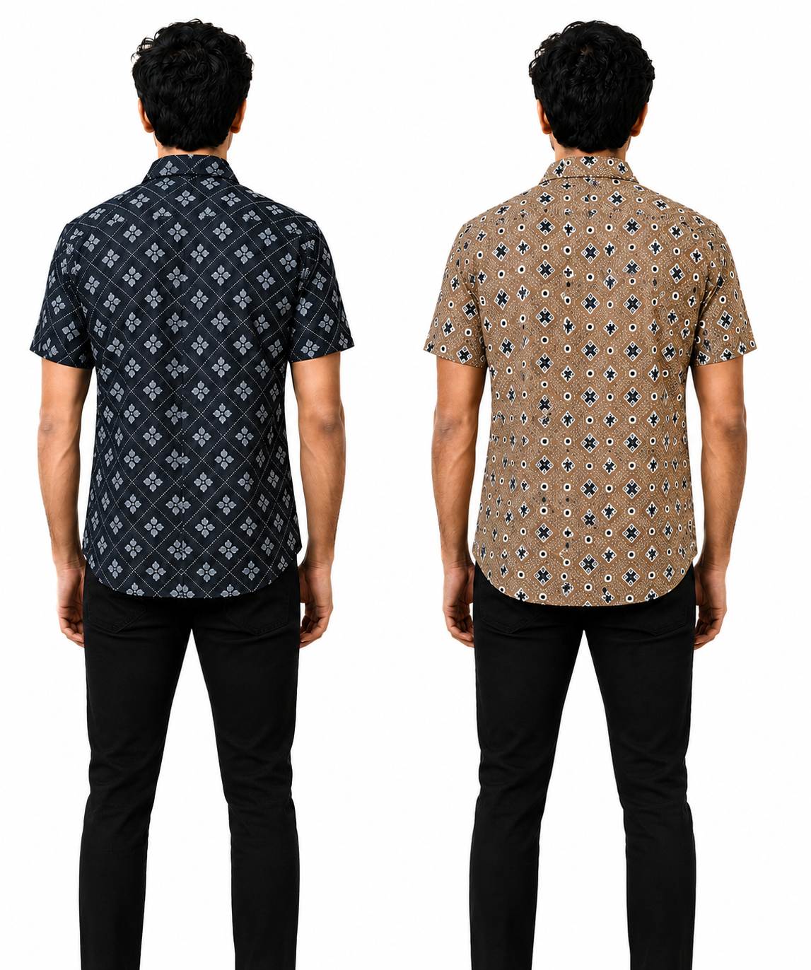 Men's Printed Casual Half Sleeve Shirt | Size - L,XL,2XL | Regular Fit Summer Resort Shirts for Men | Pack Of 2 Piece Combo