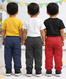 Cotton Track Pant with Bottom Cuff | Random Cartoon Printed | Age 0 to 5 Years (Pack of 3 Pieces)
