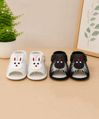 Baby Cartoon Printed Soft Sole Booties Shoes for Infants & Toddlers | Pack of 2 Pairs Set Combo