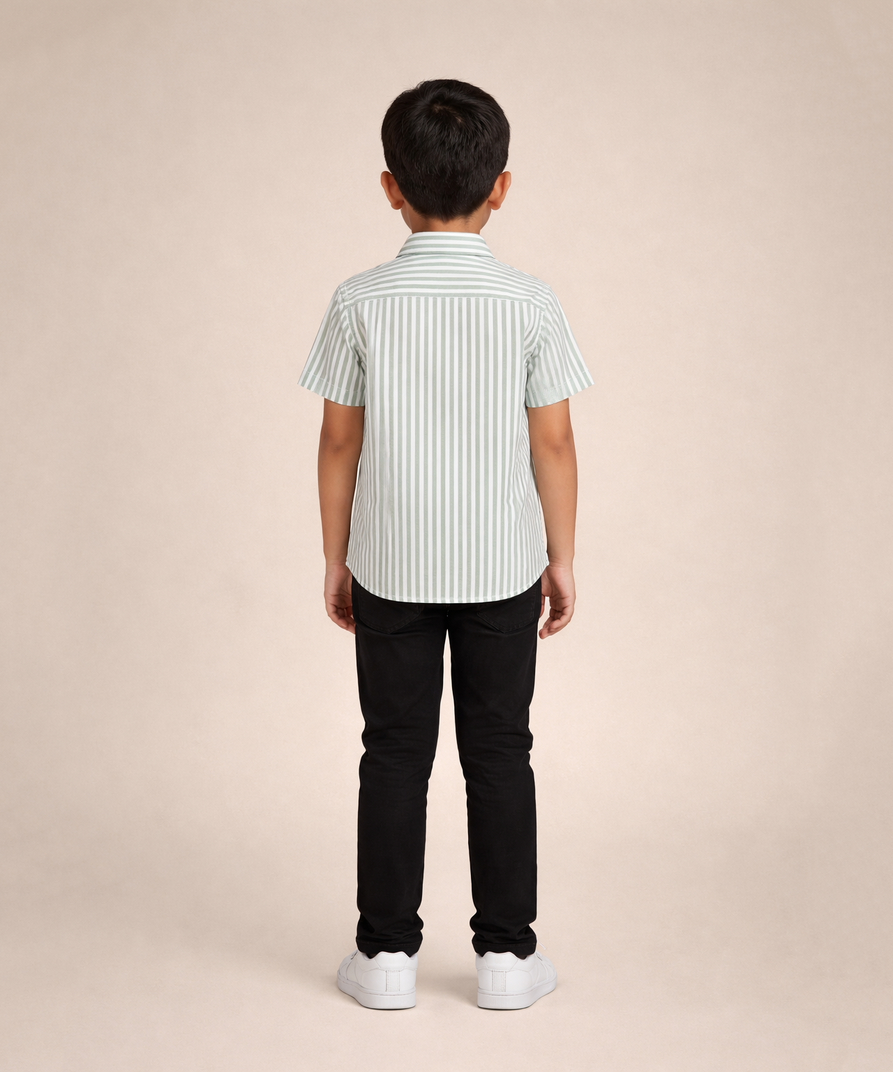 Kids Checked Cotton Shirt | Half Sleeve Casual Wear | Age 3–13 Years