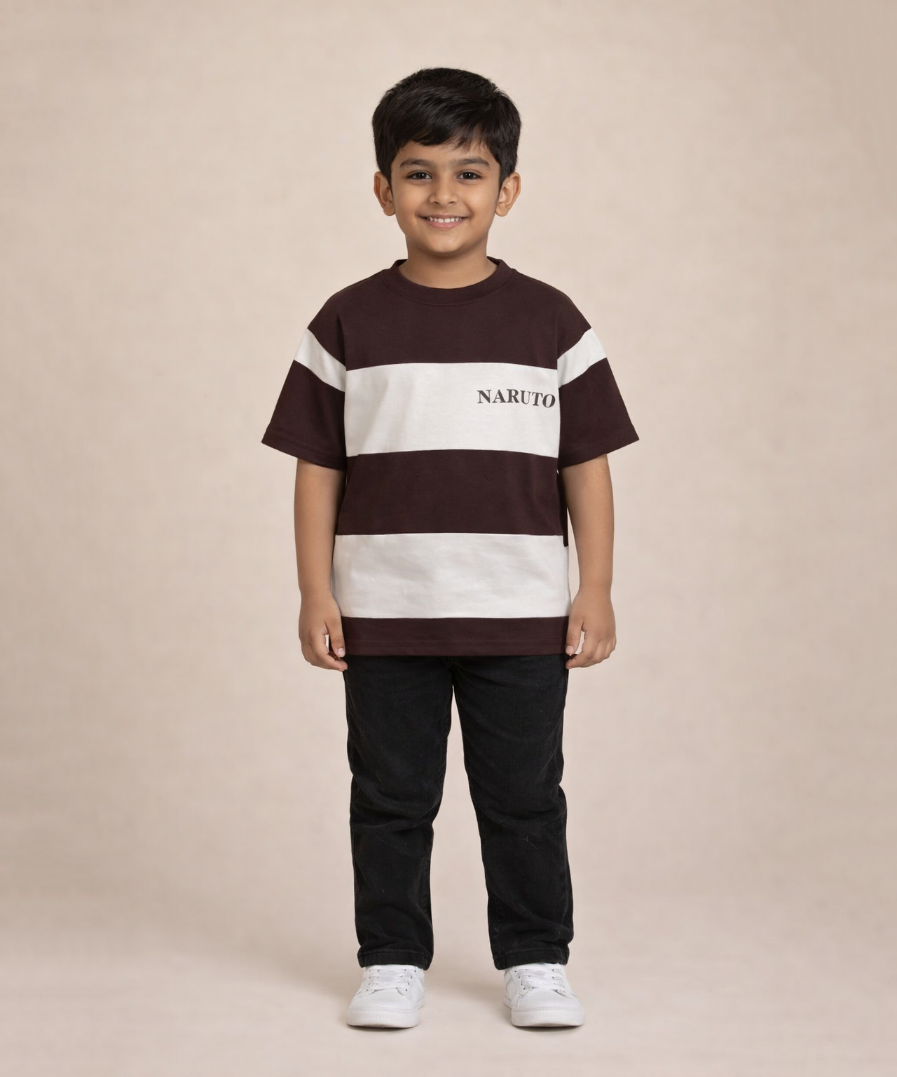 Boys Five Sleeve Cotton T-Shirt for Kids | Casual Everyday Wear