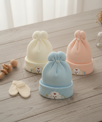 Premium Soft Cotton Baby Beanie Cap for Babies and Kids | Imported Woolen Fabric