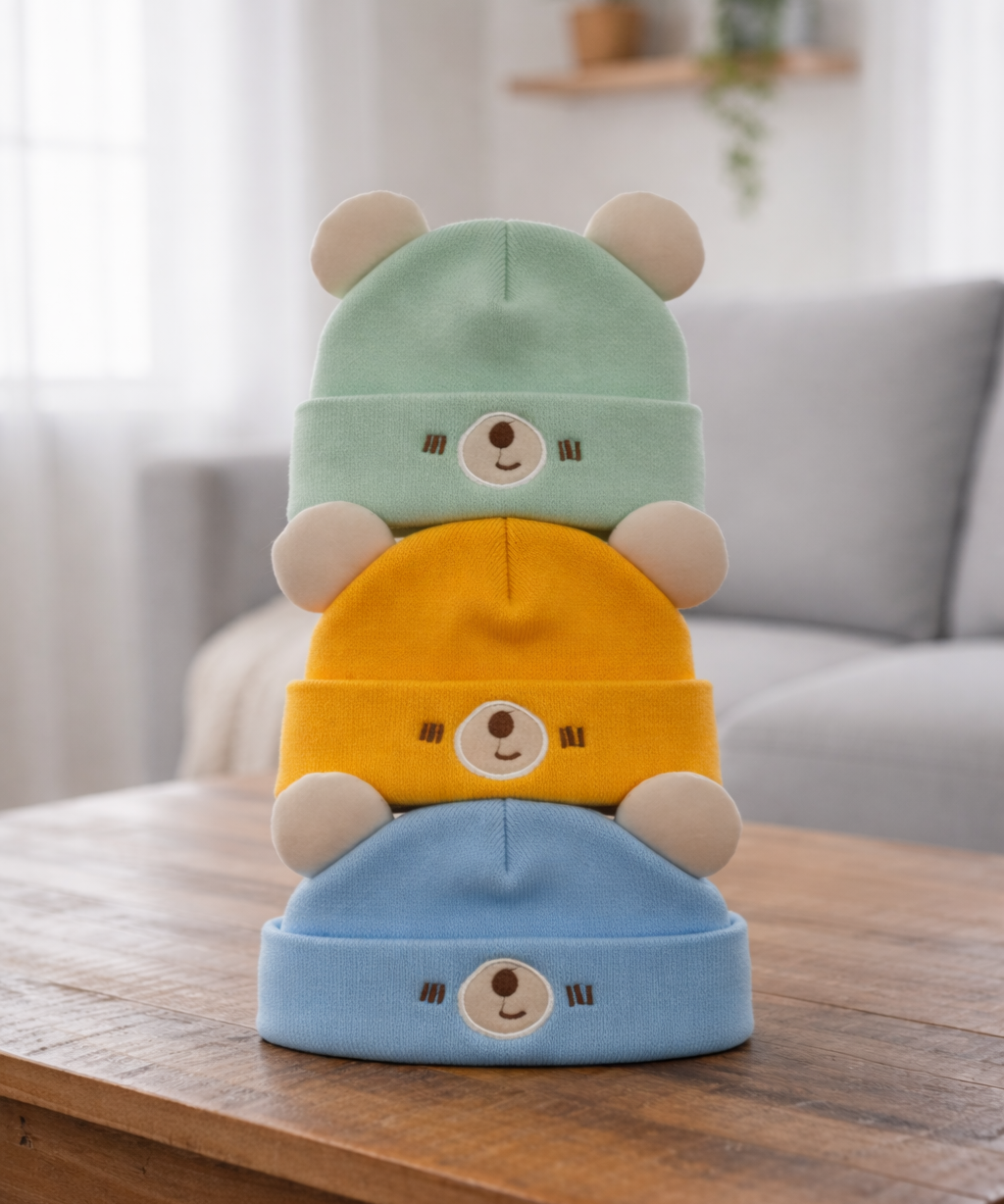Premium Baby Beanie Cap for Babies and Kids | Imported Fleece Fabric