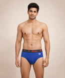 Fitto Spark Men's Brief's Red Underwear 100% Pure Cotton | (Pack of 5)