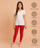 Premium 4 way Lycra Women Leggings (Ankle Length)