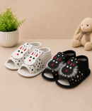 Baby Cartoon Printed Soft Sole Booties Shoes for Infants & Toddlers | Pack of 2 Pairs Set Combo