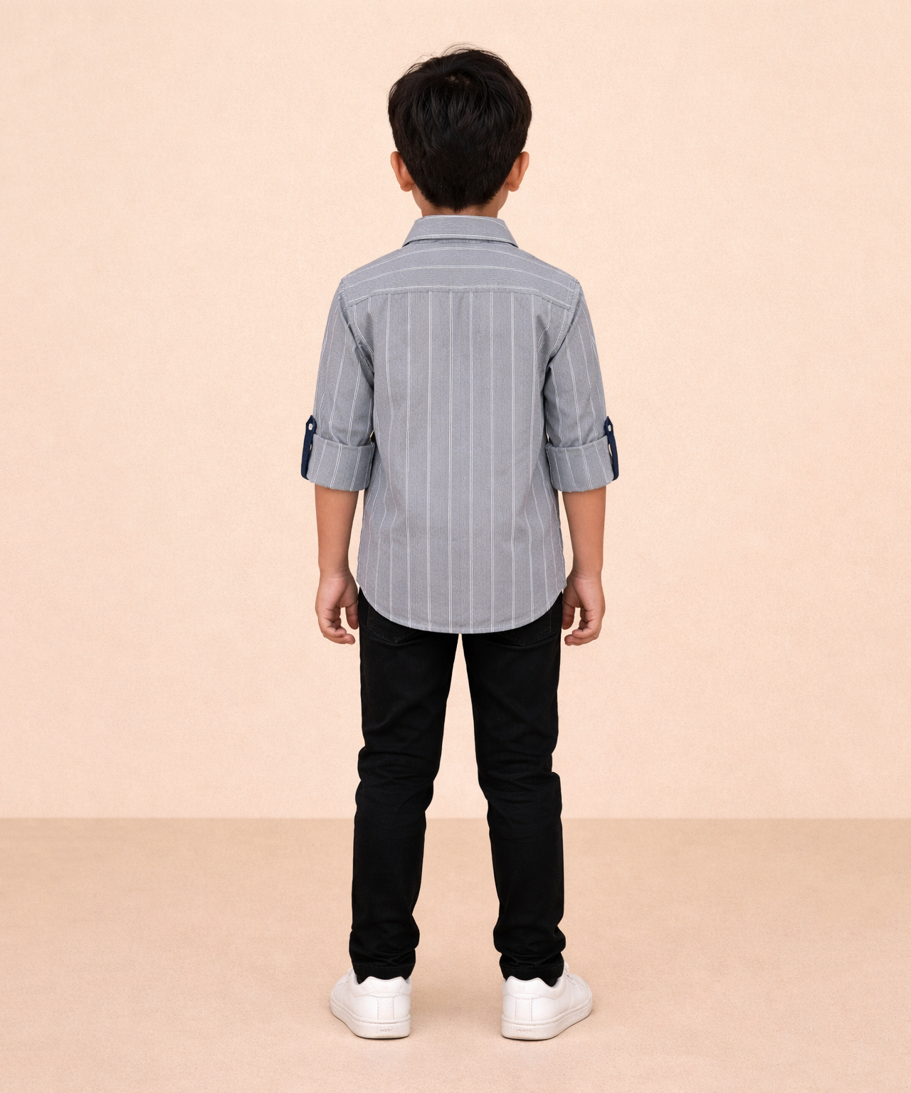 Kids Checked Cotton Shirt | Full Sleeve Casual Wear | Age 3–13 Years
