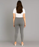 Grey Color Premium 4 way Lycra Women Leggings (Ankle Length)