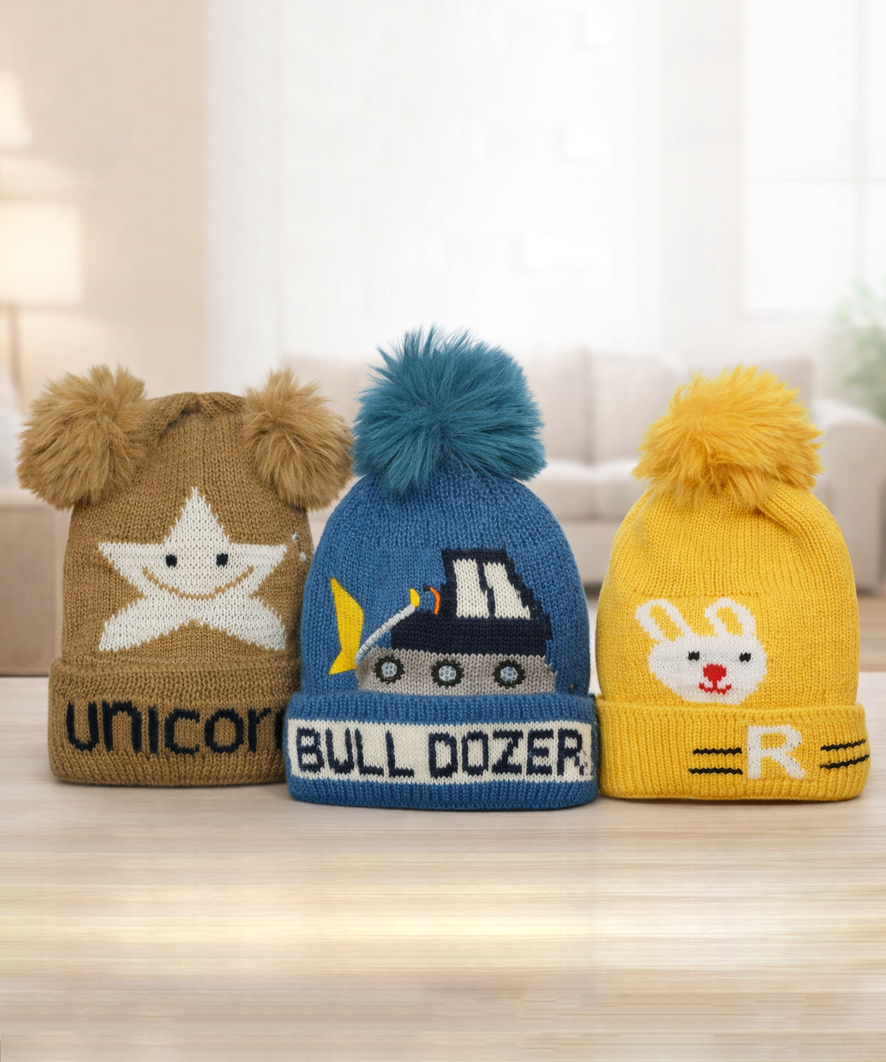 Premium Soft Cotton Baby Beanie Cap for Babies and Kids | Imported Woolen Fabric