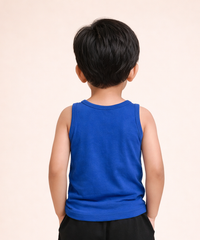 Kids Boys Color Cotton Inner Vest – Comfortable Sleeveless Undershirt ( Pack Of 5 Combo )