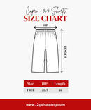 Women Night Wear 100% Cotton Printed Capri / 3/4 Shorts Combo (Pack of 3)