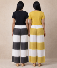 Stripes Palazzo Pant | Casual Night wear for Women (Pack of 2)