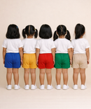 Pure Cotton Plain Shorts for Boys Kid with Elastic Age 1 to 4 Years (Pack of 10)